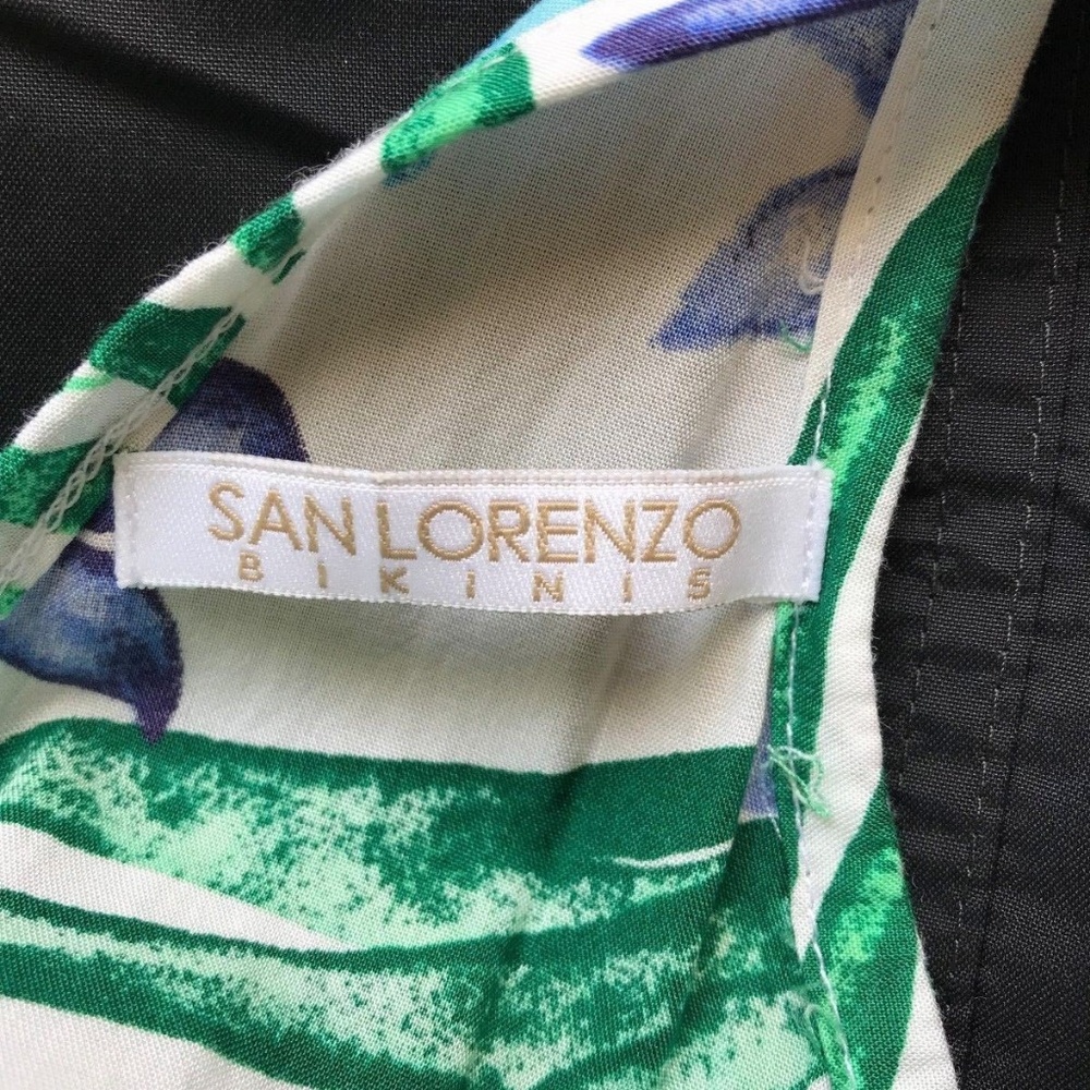 San Lorenzo Small Coverup Bikini Halter TopCropped - Picture 5 of 6